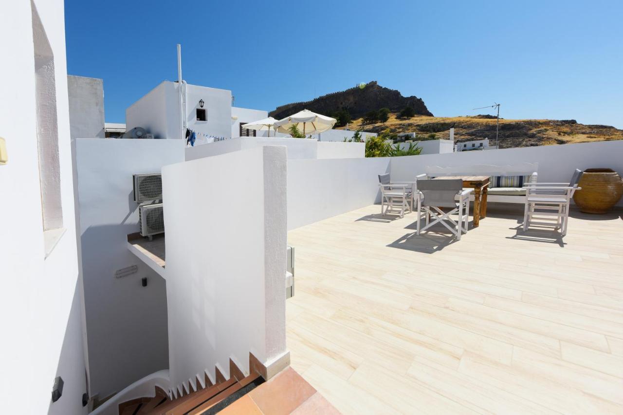 Pera Houses 2-Bedroom In The Center Of Lindos Eksteriør billede