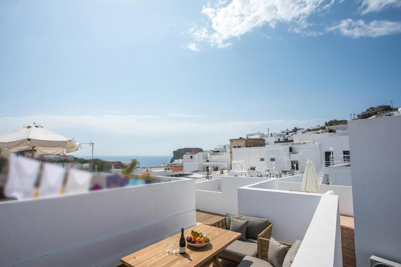 Pera Houses 2-Bedroom In The Center Of Lindos Eksteriør billede