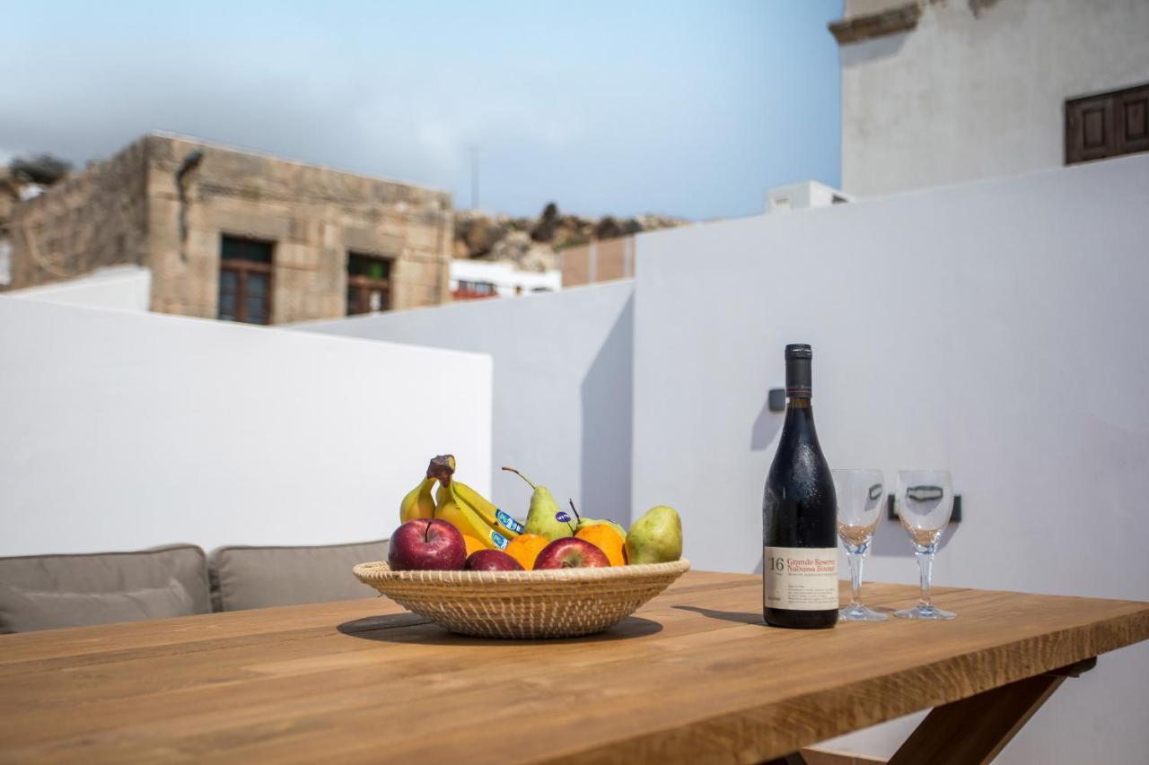 Pera Houses 2-Bedroom In The Center Of Lindos Eksteriør billede