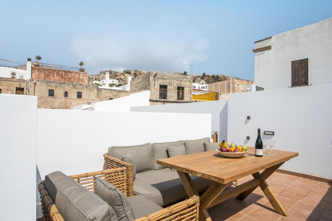 Pera Houses 2-Bedroom In The Center Of Lindos Eksteriør billede